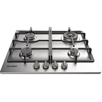 Indesit THP 642 W/IX/I RU Integrado Encimera de gas Acero inoxidable hobs - Placa