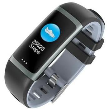 Rastreador de Actividad Ilepo GX-BW337, Pantalla 0.96', Bluetooth, Monitoreo de Frecuencia Cardiaca y Calorías, Negro
