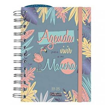 Agenda Escolar Finocam Talkual 2022-2023 Multicolor 1 Día Página (14,5 x 17,4 x 3 cm)