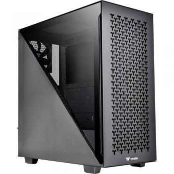 Thermaltake Divider 300 TG Air Midi Tower Caja de PC Micro ATX SPCC con Cristal Templado USB 3.0 - Negro