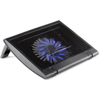 NGS TurboStand Metal Laptop Cooling Pad with Blue LED Fan