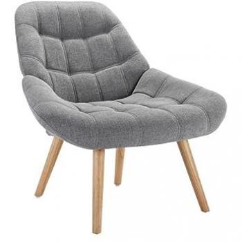 Sillón de tela gris Luosto