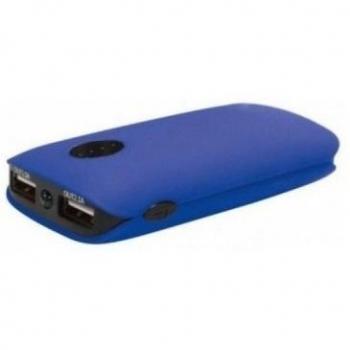 PLATINET POWER BANK 5000mah 2xUSB GOMA AZUL