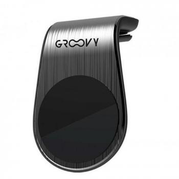 Soporte Coche Magnético Groovy Gris Oscuro
