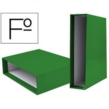 Liderpapel CAJA ARCHIVADOR DE PALANCA CARTON FOLIO DOCUMENTA LOMO 82MM COLOR VERDE, CZ17