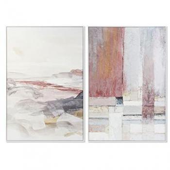 Cuadro DKD Home Decor 82,5 x 4,5 x 122,5 cm Abstracto Urbano (2 Unidades)