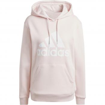 Adidas Women's Essentials Big Logo Regular Fleece Hoodie - Sandy Pink