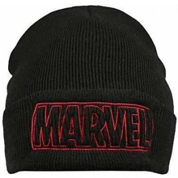 Marvel Line Logo Gorro de Punto, Negro