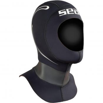 Seac Tekno Capucha Técnica de 5 mm, Unisex Adulto, Negro, XS/S