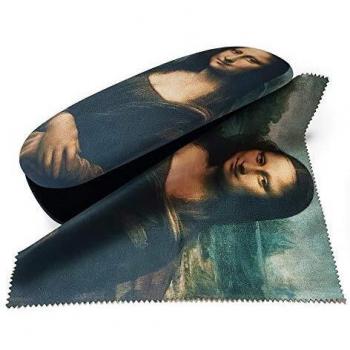 Mona Lisa - Funda para gafas con gamuza a juego