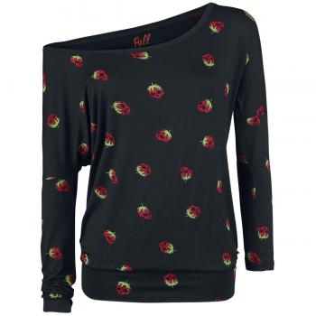 Full Volume by EMP Fast and Loose Manga Larga Mujer Negro 4XL