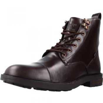 Botines Hombre Marca Levi's Modelo Emerson 2.0, Color Marrón Oscuro, Talla 46 EU