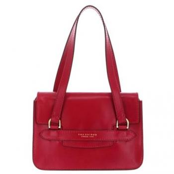 The Bridge Lucrezia Red Leather Shoulder Bag, One Size