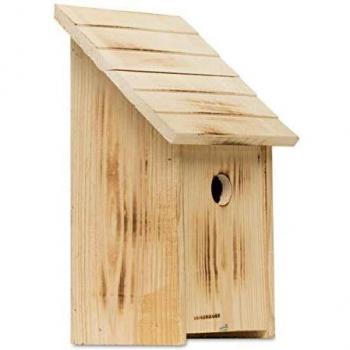 Nido Artificial para Aves Family de Madera Natural - 1 Unidad