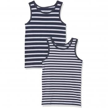 NAME IT Nkmtank Top 2p Noos, Camiseta sin Mangas para Niños, Multicolor