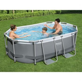 Piscina desmontable ovalada Bestway Power Steel 305x200x84 cm
