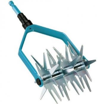 Gardena Combisystem star milling: tiller to Saatvorbereitung and soil loosening, 14 cm working width, made steel, thermoset coated galvanized star wheels