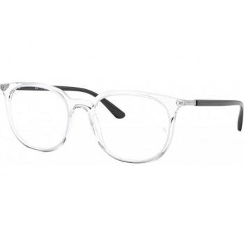Ray-Ban RX7190 5943 Unisex Square Transparent Eyeglasses