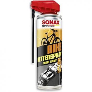 Sonax Bike Chain Spray 300ml - Easy Spray, Cleans, Protects & Lubricates, Reduces Wear & Friction, Corrosion Protection