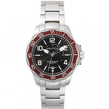 Nautica Men's Analogue Quartz Watch with Stainless Steel Strap NAPPLH005