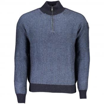 North Sails Blue Wool Turtleneck Sweater - XXL