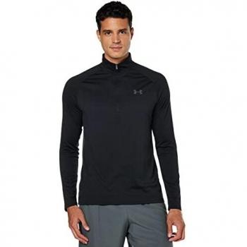 Under Armour Tech 2.0 Half-Zip Long Sleeve Men Black/Charcoal - Size S