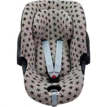 Jyoko Funda para Silla de Coche Cybex Aton Q - Protección de la silla de coche, modelo Dark Sky