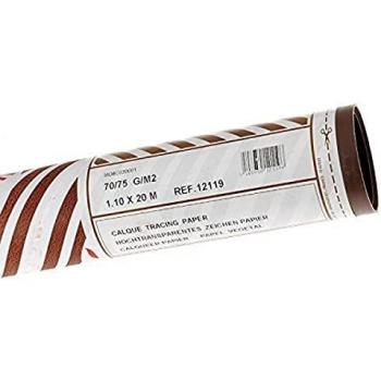 Canson 200012119 - Rollo, papel vegetal satén, 1.10 x 20 m