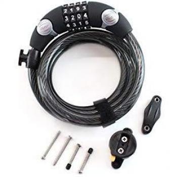 Candado de Cable Espiral Ecoloc 12mm 185cm