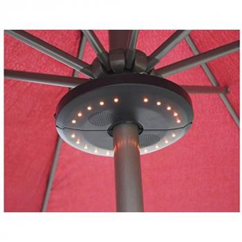 Iluminación para parasol Umbrella - Altavoz Bluetooth con iluminación Led - Ø20 x H3 cm