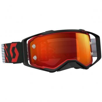 Scott Prospect MX Goggle Cross/MTB Gafas Rojo/Negro/Naranja Cromo Works