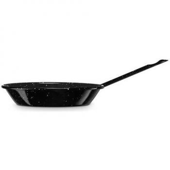 Sartén Inducción Briebe Levante 22 cm Acero Esmaltado 1,7 L Apta para Vitrocerámica, Gas y Horno Negra