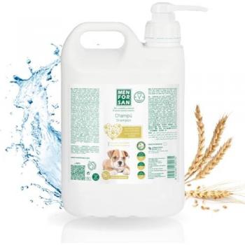 Perfume y Champú para Mascotas Menforsan con Germen de Trigo 5 L