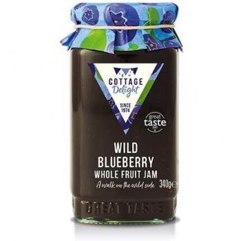 Cottage Delight 340g Wild Blueberry Whole Fruit Jam