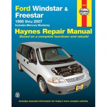 Haynes Repair Manual for Ford Windstar 1995-2007, Ford Freestar & Mercury Monterey 2004-2007