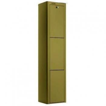 DON HIERRO - CUBEK - Cubo de basura y reciclaje lacado, 3 cubos gran capacidad
