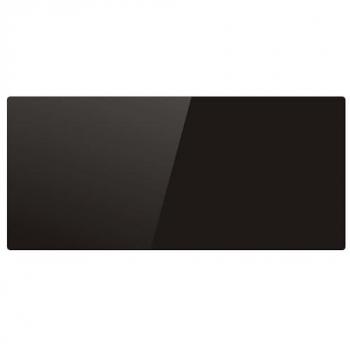 Radiador eléctrico de cristal 2000W Kalia Glass Horizontal Cerámico Negro