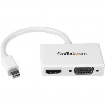 StarTech.com Mini DisplayPort to HDMI and VGA Adapter - Mini DisplayPort Multiport Hub for Your HDMI or VGA Monitor / Display