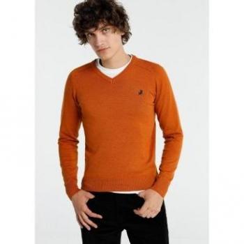 Jersey básico Lois Jeans con cuello a pico para hombre