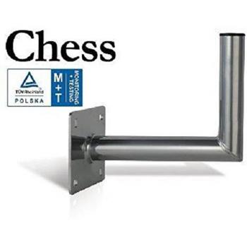 Chess WH 25 S pared 250 mm 25 cm de distancia de pared de acero para satspiegel