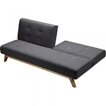 habitatetjardin Sofá Cama Clic clac Luca - 3 plazas - Gris Oscuro