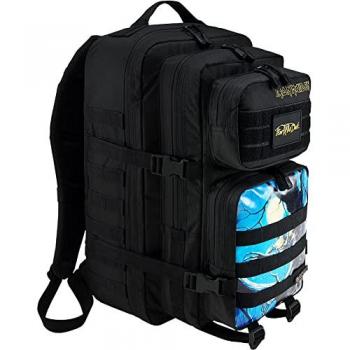 Mochila Unisex Iron Maiden Fear Of The Dark Cooper Grande Negra