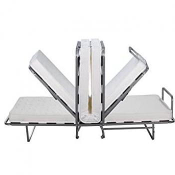 Cama Plegable MESEFOR con Colchoneta de Espuma Incluida 90x190 cm