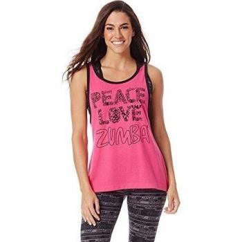 Zumba Top Love -N-Loose Fucsia / Negro S