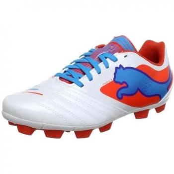 Puma - Botas de fútbol infantil, tamaño 37,5 UK, color blanco