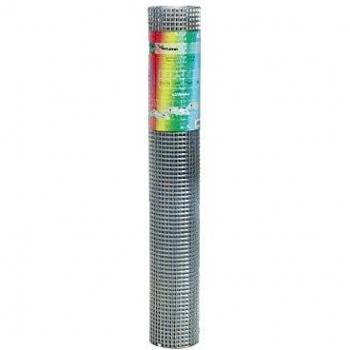 Malla Electrosoldada Ligera Galvanizada 19x19 Alto 100 cm. Rollo 25 Metros Uso Domestico