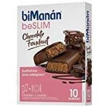 Bimanán BeSlim Dark Chocolate Fondant Bars - 10 Units