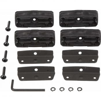 Thule 183022 Kit Adaptador Personalizado para Montar un Sistema de portaequipajes en vehículos seleccionados Negro