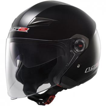LS2 305692012XXL OF569 CascoTrack Solid, Color Negro, Tamaño XXL