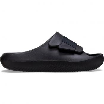 Crocs Mellow Luxe Recovery Slide - Chanclas unisex - Negro - Talla: 41-42 - Goma